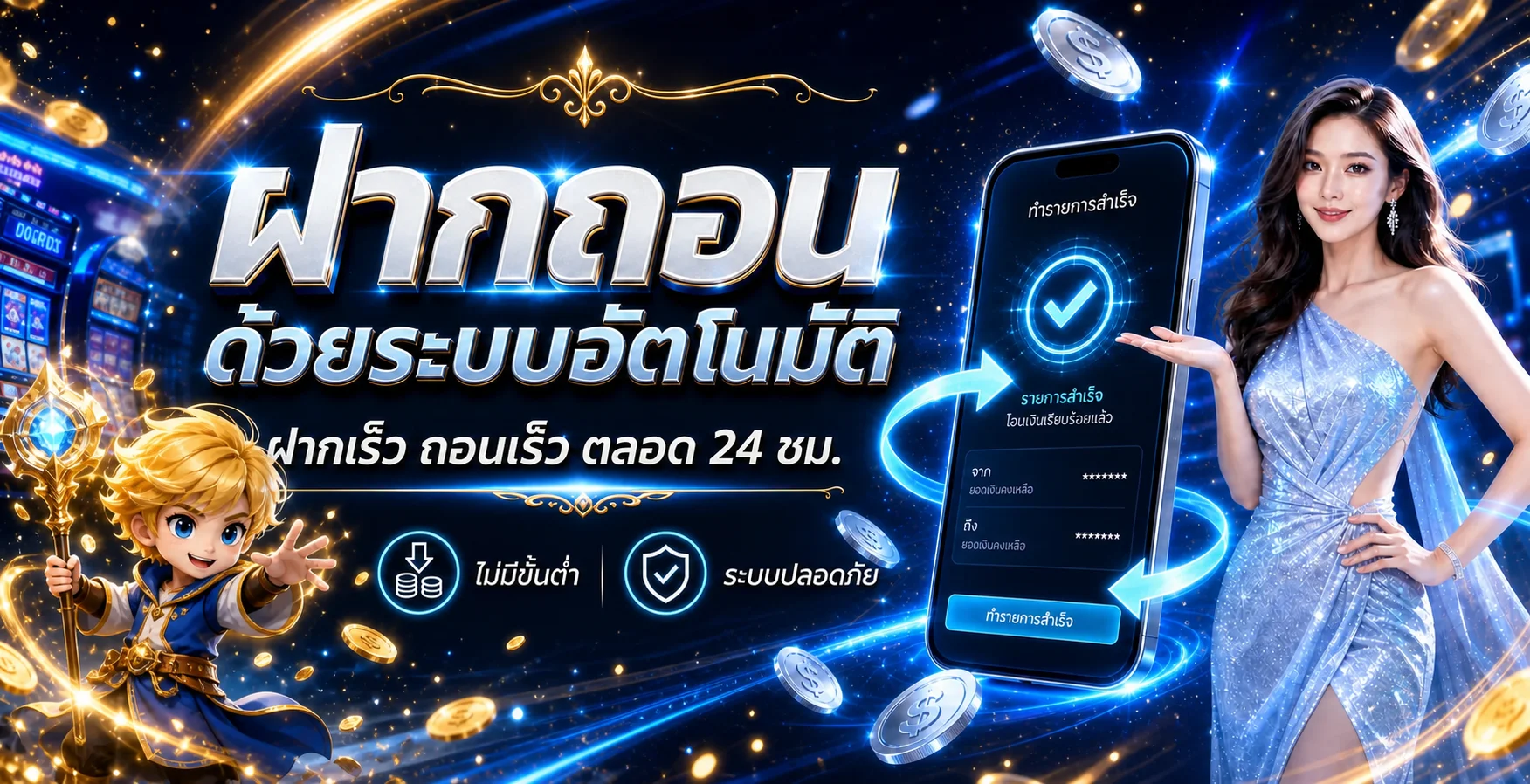 แบนเนอร์ฝากถอนอัตโนมัติบนมือถือ mubetz